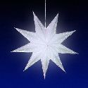 Whtite Nova 9 point star lamp
