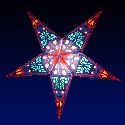 blue comet star lantern