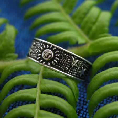 Wholesale sterling silver toe ring with desgin