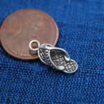 Wholesale silver finding: silver sandal charm