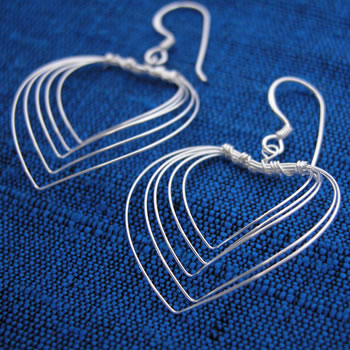 wholesale silver wire earring