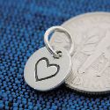 wholesale silver heart charm
