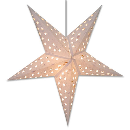 Flower petals star lamp