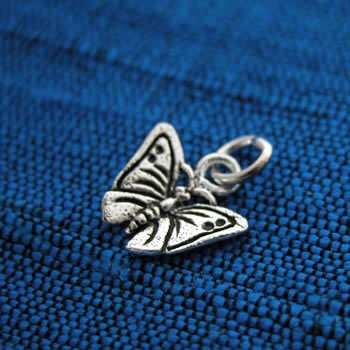 Sterling Butterfly Charm