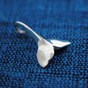 Whale's Tail Sterling Silver Pendant.