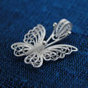 silver butterfly pendant