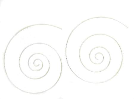 Sterling Spiral Earrings