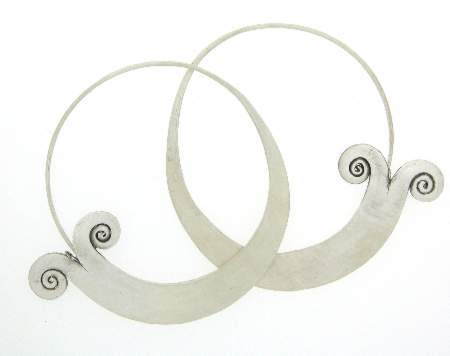 Hilltribe Hoop Earring