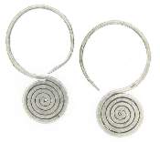 Hill Tribe spiral earring
