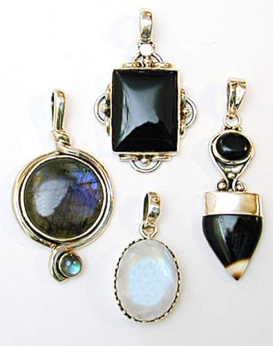 silver pendants