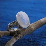 wholesale 925 ring rainbow moonstone