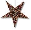 black star paper star lamp