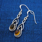 amber earrings