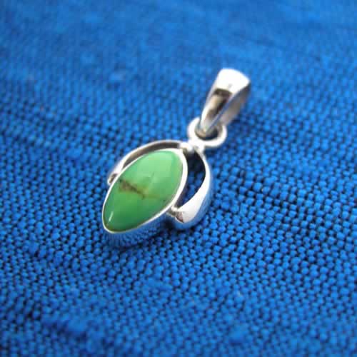 green turquoise pendant