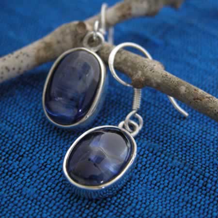 kyanite earrings