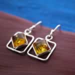 Wholesale amber earring