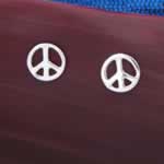 peace earrings