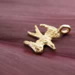wholesale silver breast cancer awareness ribbon charm