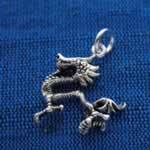 wholesale silver dragon charm