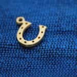 wholesale gold vermeil horseshoe charm
