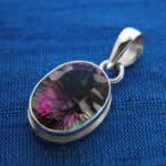 wholesale mystic topaz pendant