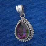 wholesale mystic topaz pendant