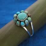 wholesale silver turquoise ring