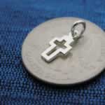 wholesale silver cross charm