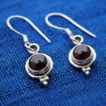 garnet earrings wholesale