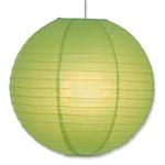 green hanging paper lantern